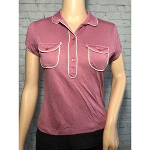 RAMPAGE NEW $36 Vintage double‎ pocket super cute top